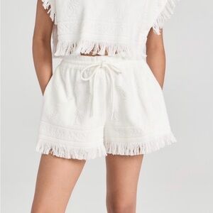 Zimmermann Alight Toweling Shorts AU 1 US S NWT Luxury Resort Wear